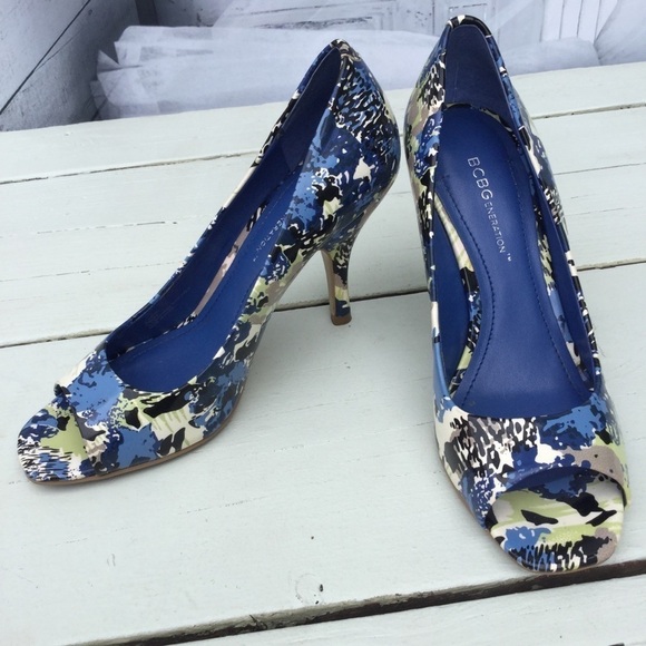 BCBG Multi Color Heels - Picture 1 of 5